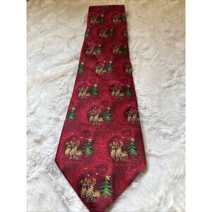 Jerry Garcia Dracula Claus Collection 32 Christmas Tree Reindeer Silk Tie